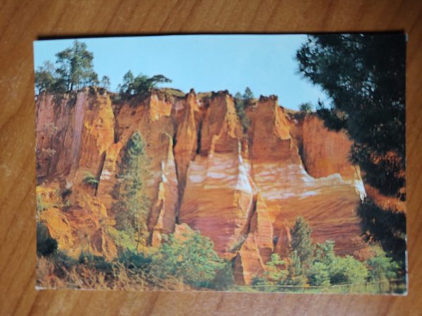 Postcard Roussilion Roches
