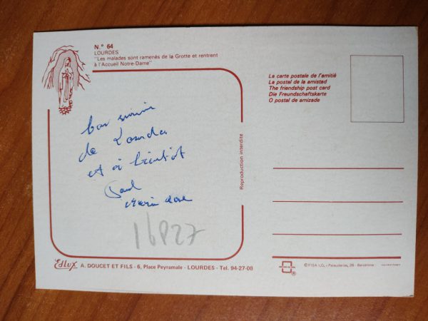 Postcard Lourdes - Image 2