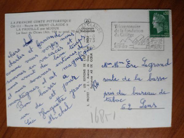 Postcard Saint Claude Mijoux - Image 2