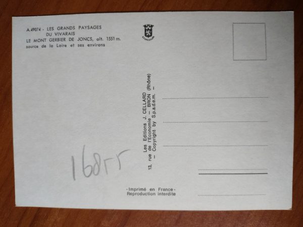 Postcard Mont Gerbier - Image 2