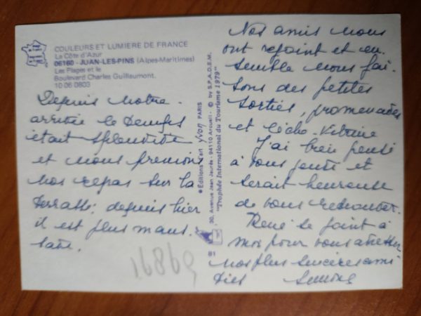 Postcard Juan Les Pins - Image 2