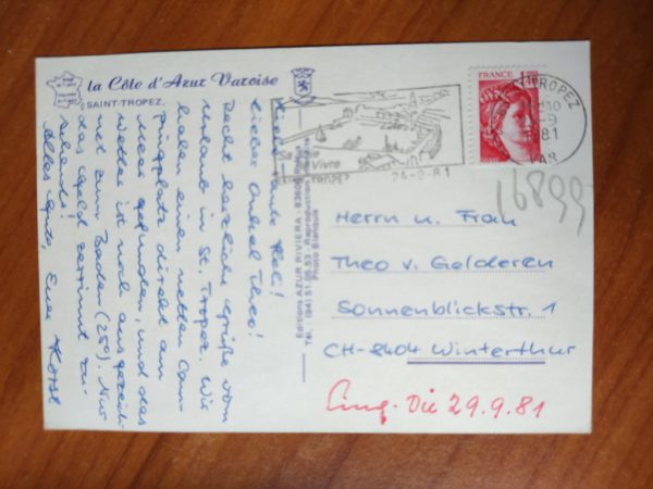 Postcard Saint Tropez - Image 2