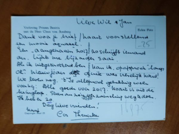 Postcard Verloving Prinses Beatrix - Image 2