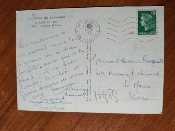 Postcard La Pinte de Saint Gildas - Image 2