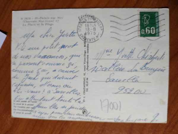 Postcard La Place et La Plage - Image 2