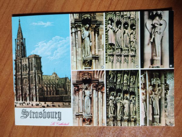 Postcard Strasbourg Cathedrale