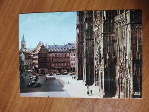 Postcard Strasbourg Cathedrale