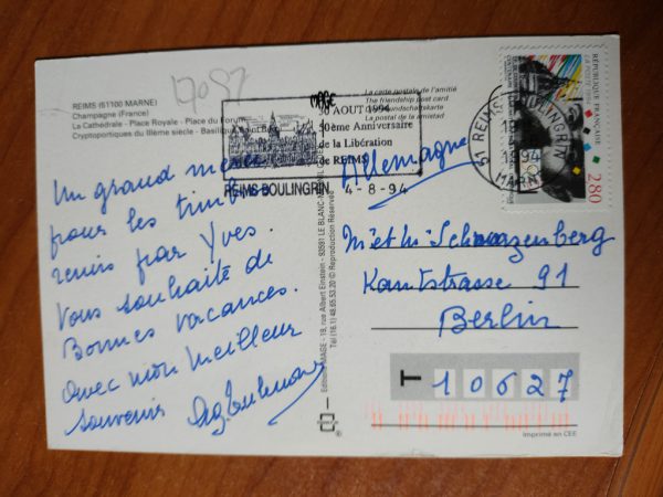 Postcard Souvenir de Reims - Image 2