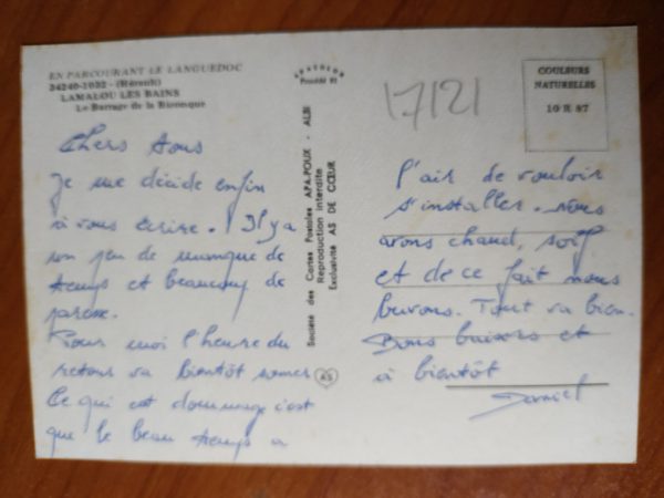 Postcard Lamalou Les bains - Image 2