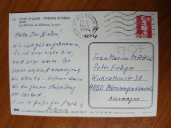 Postcard Nice Le Chateau - Image 2