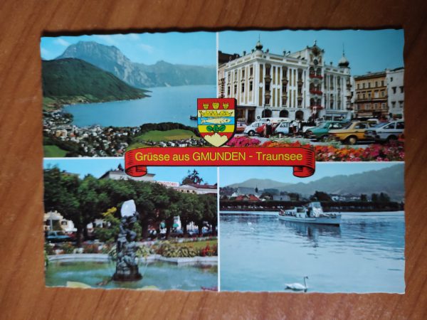 Postcard Gmunden Traunsee