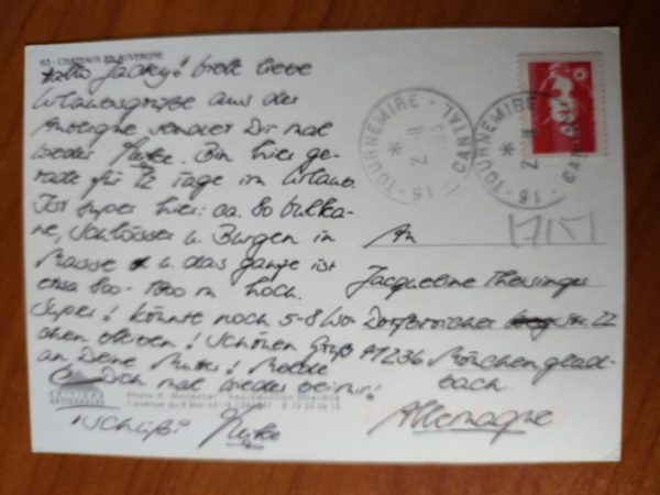 Postcard Chateaux en Auvergne - Image 2