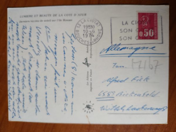 Postcard Cote de Azur - Image 2