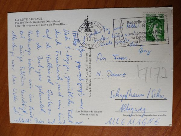 Postcard La Cote Sauvage - Image 2