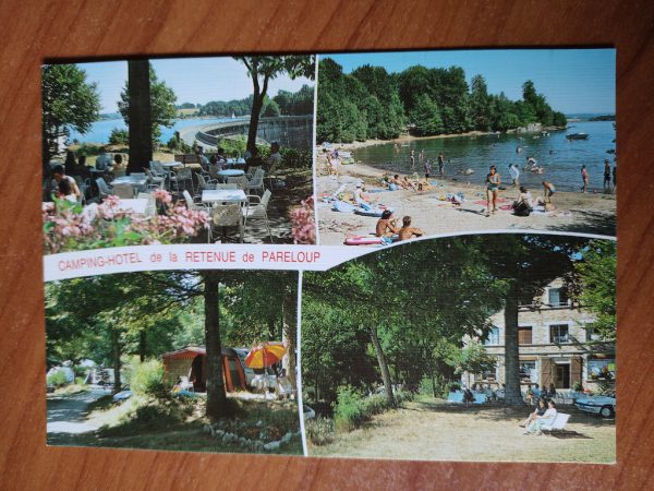 Postcard Camping Retenue de Pareloup
