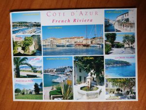 Postcard Cote de Azur