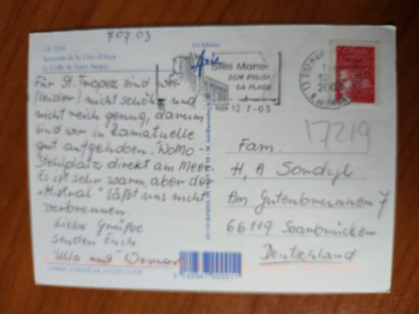 Postcard Cote de Azur - Image 2