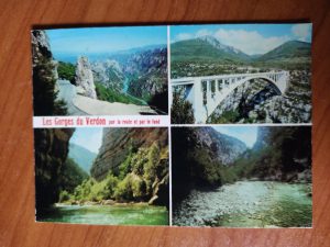 Postcard Les Gorges du Verdon