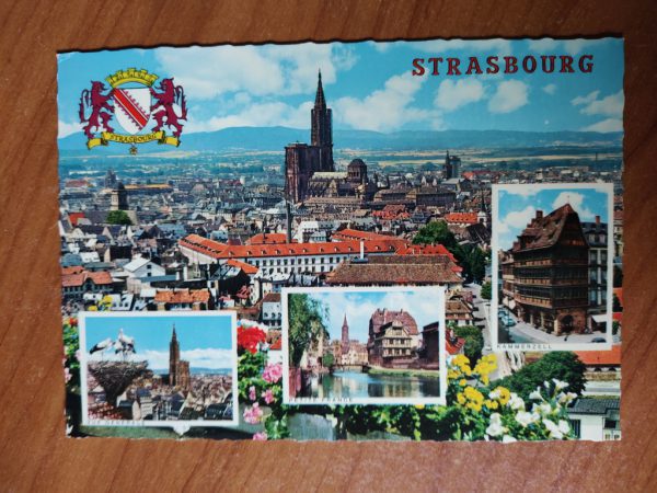 Postcard Strasbourg 4 pictures