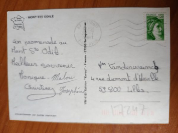 Postcard Mont Sainte Odile - Image 2