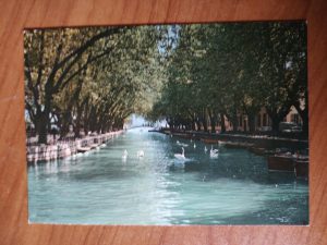 Postcard Annecy Canal