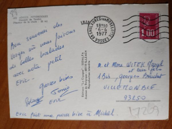 Postcard Les vosges - Image 2