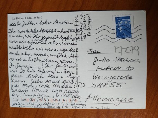 Postcard Les Cretes Massif Vosgien - Image 2