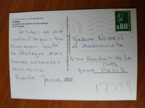 Postcard Valle de la Dordogne Domme - Image 2