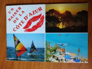 Postcard Cote de Azur