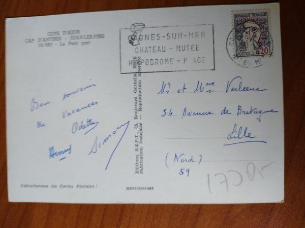 Postcard Juan les Pins - Image 2
