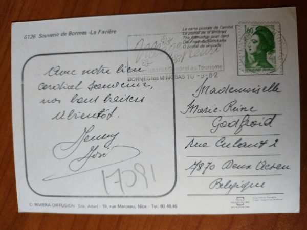 Postcard Bormes les Mimosas - Image 2