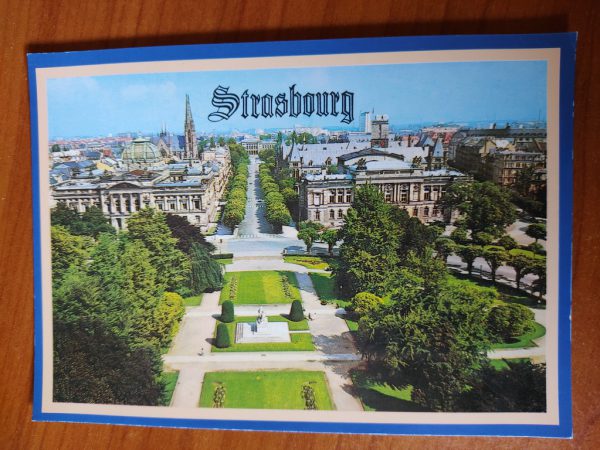 Postcard Strasbourg Place de Republique