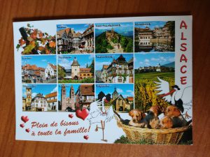 Postcard Alsace