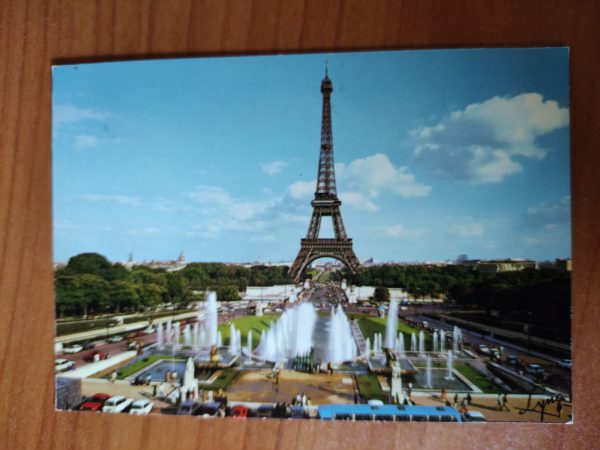 Postcard Paris eiffel Tower