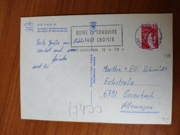 Postcard Paris Montmartre - Image 2