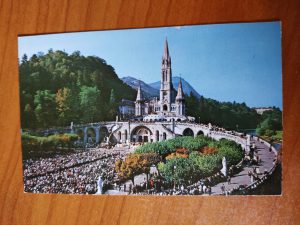 Postcard Lourdes Basilique
