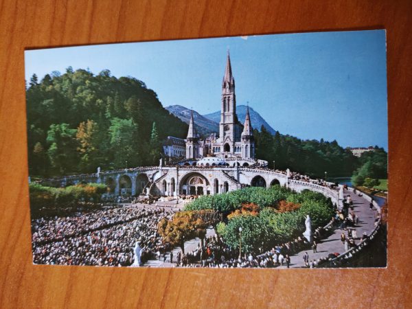 Postcard Lourdes Basilique