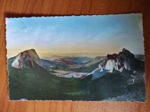 Postcard Roche Tuliere et Roche Sanadoire