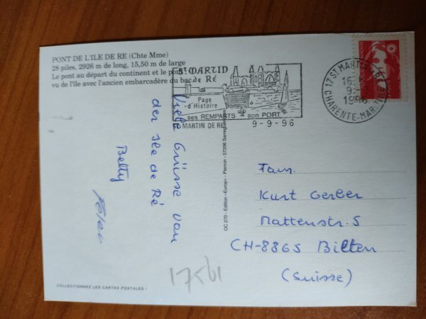 Postcard Pont de le Ile de Re - Image 2