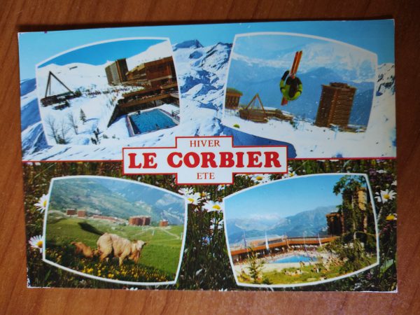 Postcard Hiver Le Corbier