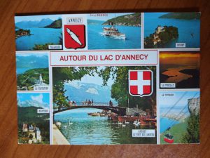 Postcard Autour Du Lac Annecy