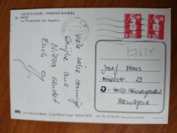Postcard Nice Cote de Azur - Image 2