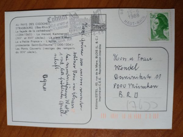 Postcard Strasbourg 7 pictures - Image 2