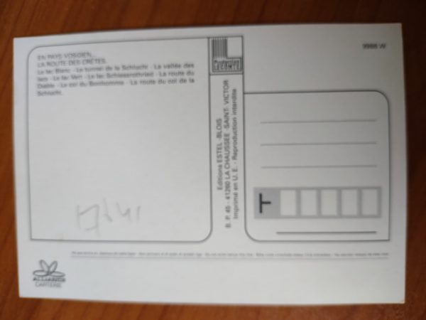 Postcard Route de Cretes - Image 2