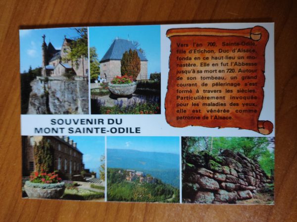 Postcard Mont Sainte Odile