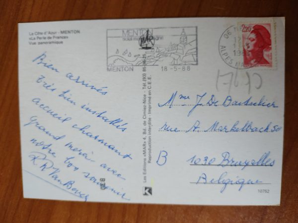 Postcard Menton - Image 2