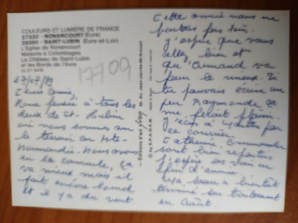 Postcard Nonancourt Saint Lubin - Image 2