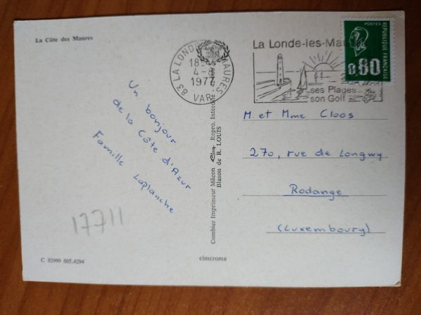 Postcard La Cote des Maures - Image 2