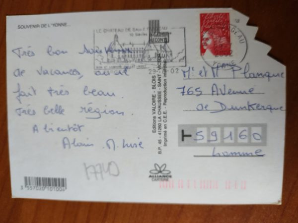 Postcard Yonne - Image 2