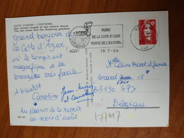 Postcard Cote Mediterraneenne - Image 2